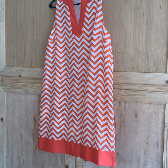 Mudpie Chevron Striped dress Size M - Picture 4 of 7